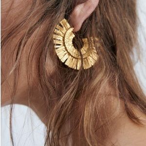 Flat hoops earrings SOLD